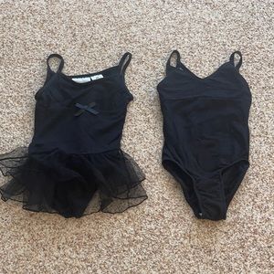 2 pieces girls 4-5yrs leotards